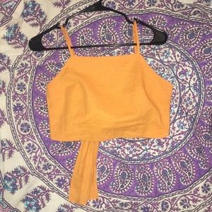 Princess Polly Orange Crop Top